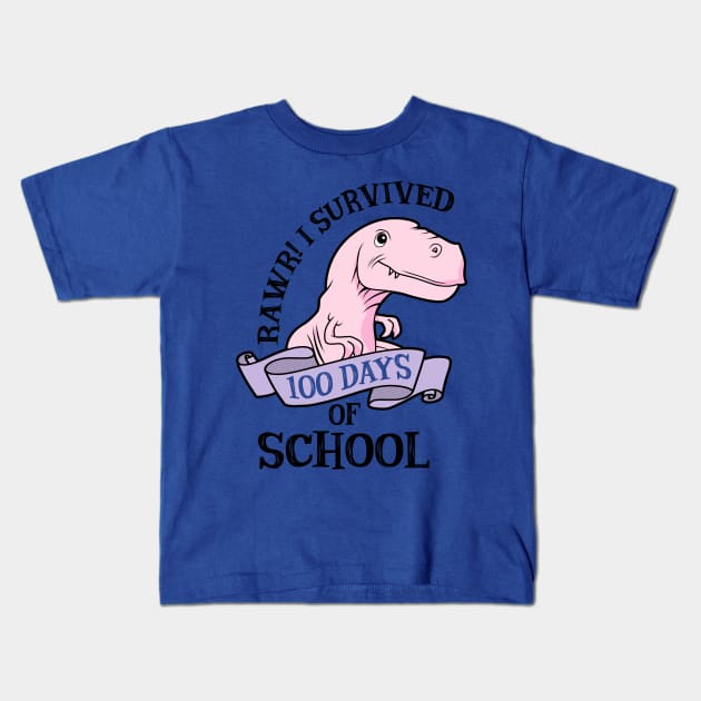 100 Days Of School Teacher's T-shirt Kids T-Shirt by KsuAnn